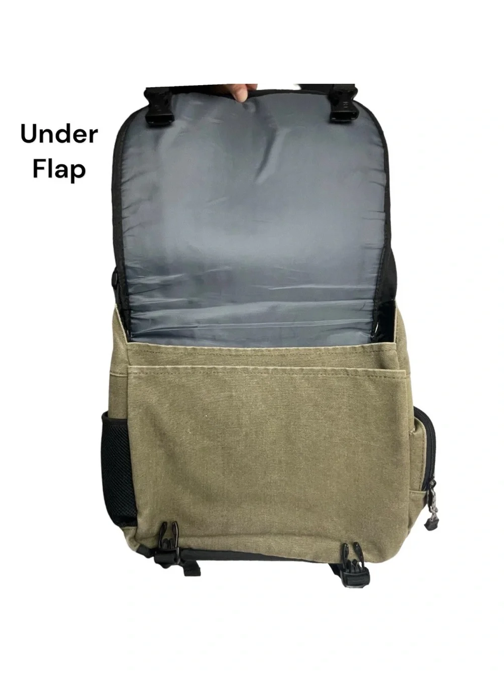 SwissGear Wenger Zinc Adjustable Messenger Bag w/Padded Laptop Compartment Olive